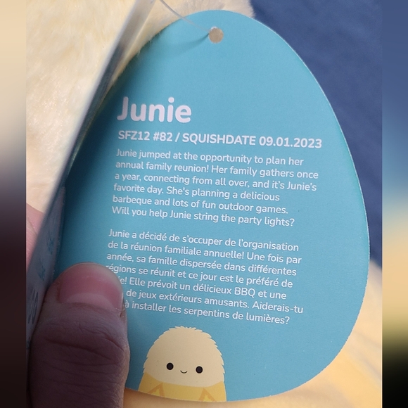 FuzzaMallow by Squishmallows Junie the banana 12-inch NWT - Picture 2 of 2